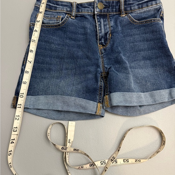 Girls size 10 4 pack Jean shorts/one jean skirt lot - Picture 10 of 12